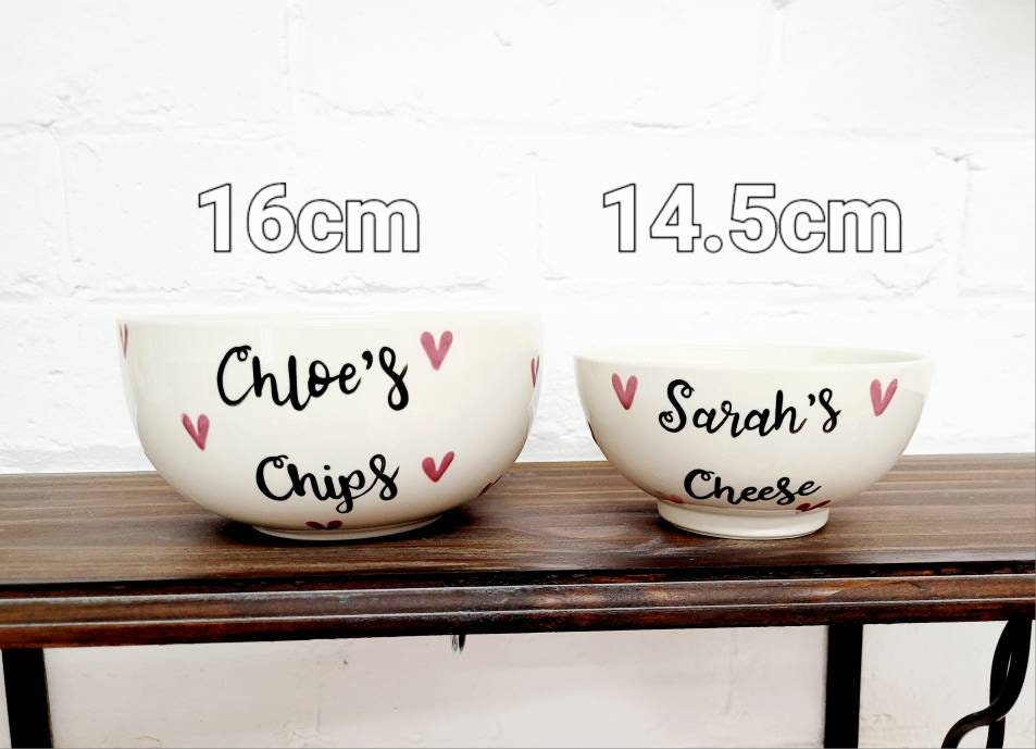 Personalised Cereal Bowl Hand Painted Ceramic Bowl Etsy UK