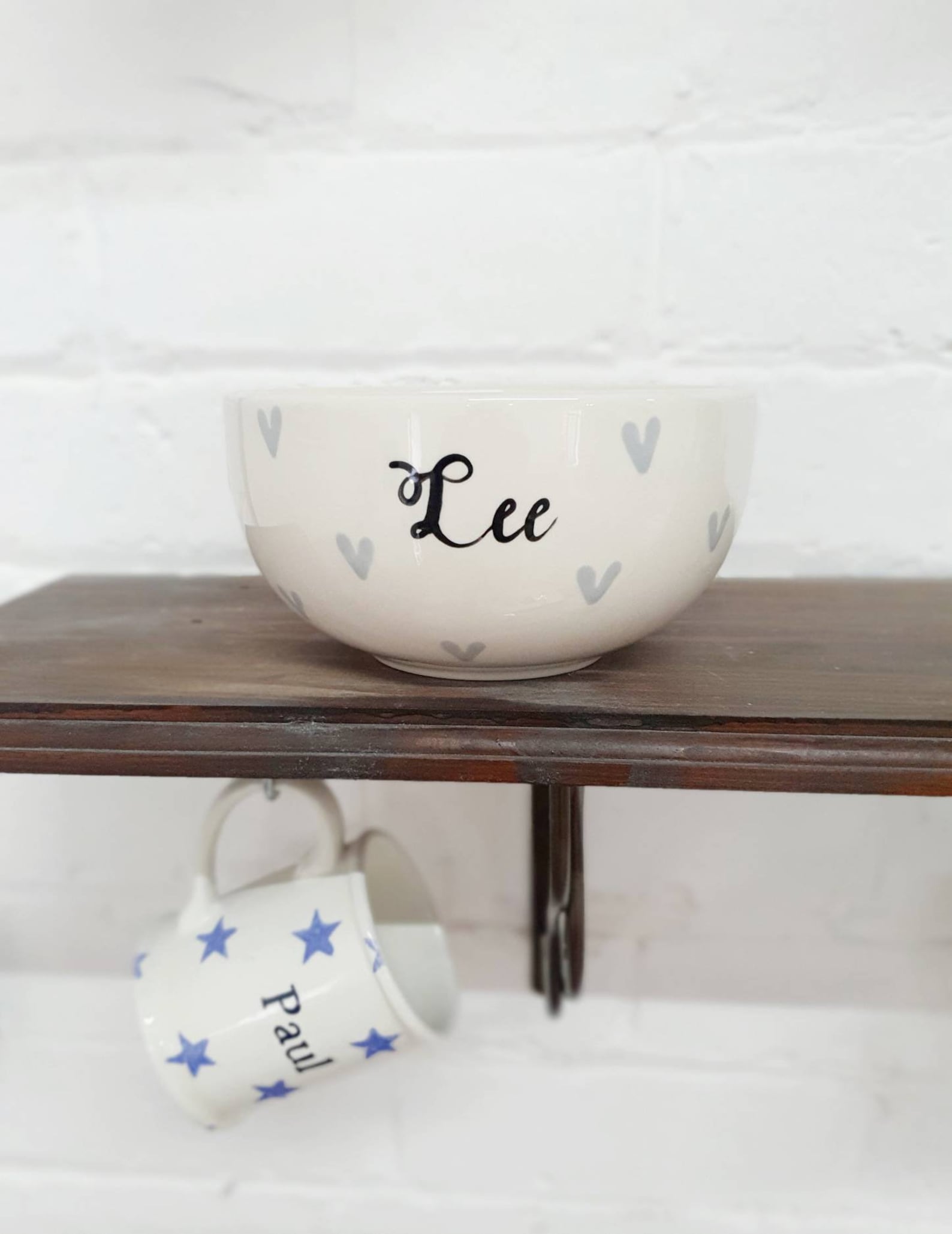 Personalised Cereal Bowl Hand Painted Ceramic Bowl Etsy UK