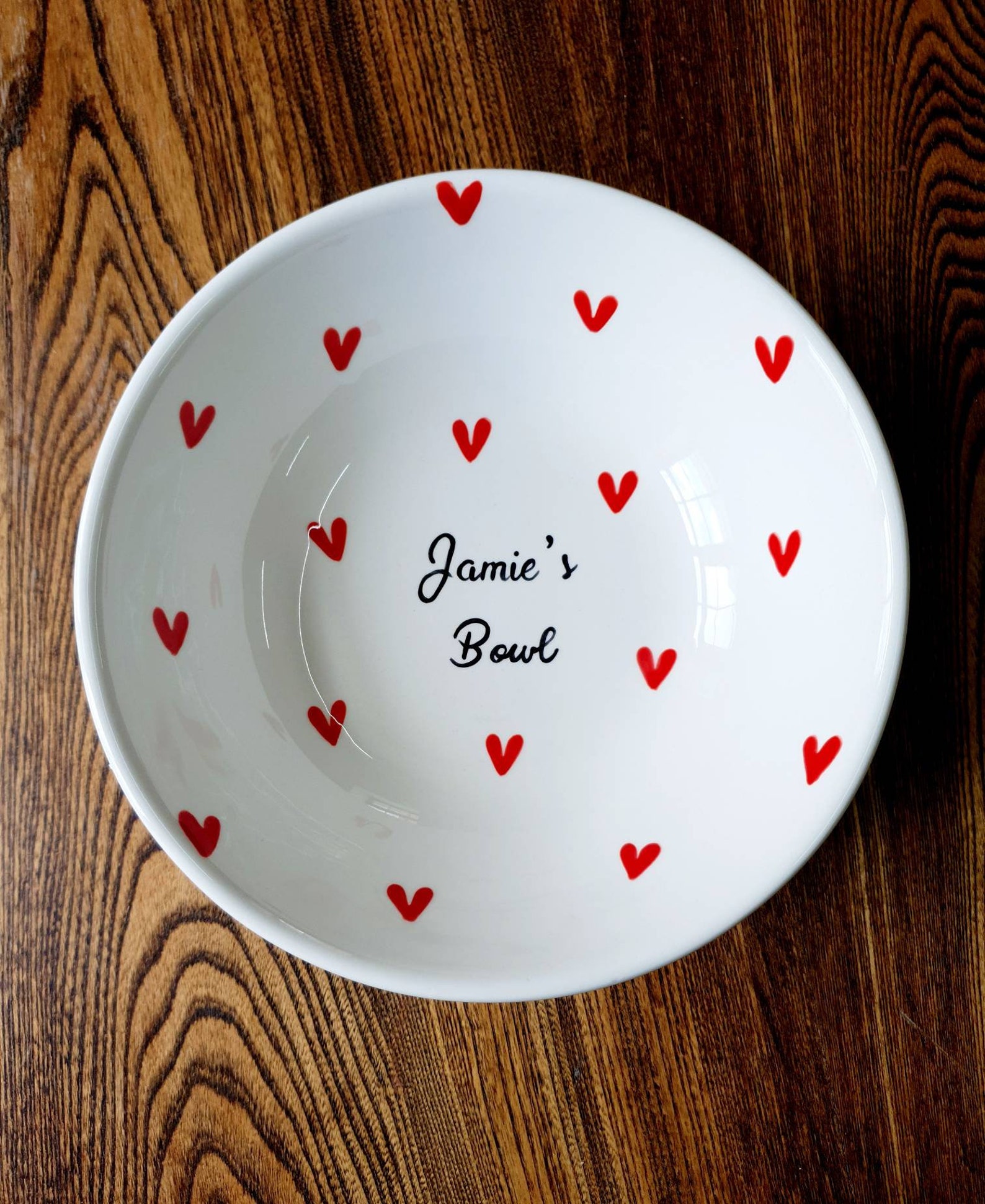 Pasta Bowl Hand Painted Ceramic Bowl Personalised Pasta Dish Etsy