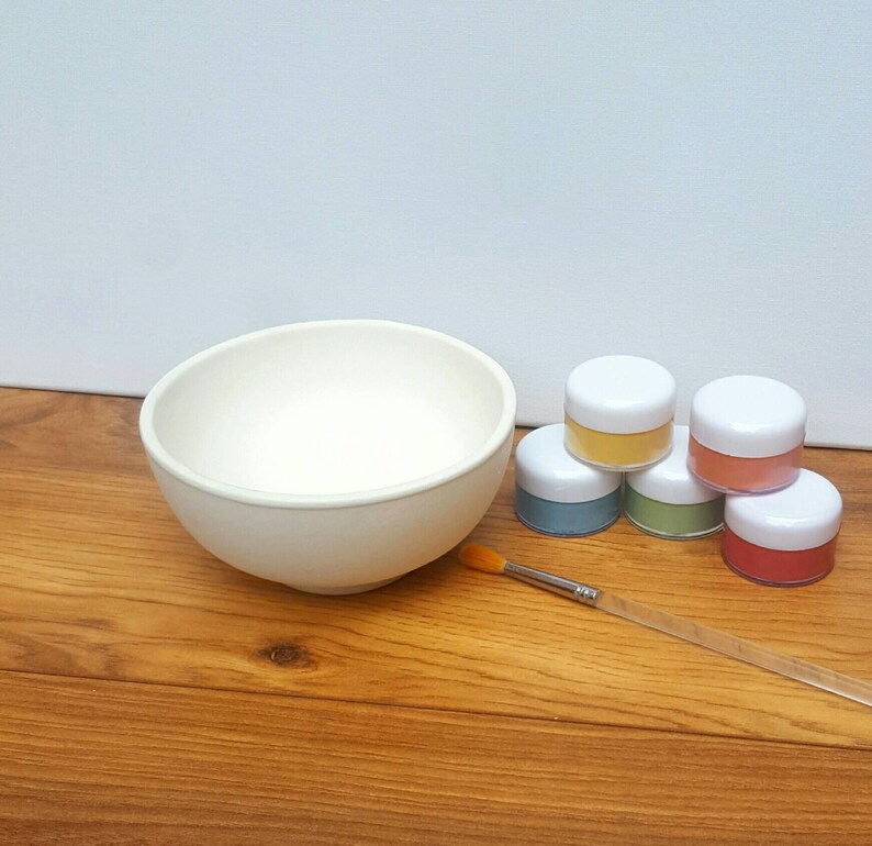 Cereal Bowl Hand Painted Ceramic Bowl Personalised Breakfast Bowl Personalised Gift Soup Bowl Create Your Own Custom Colours