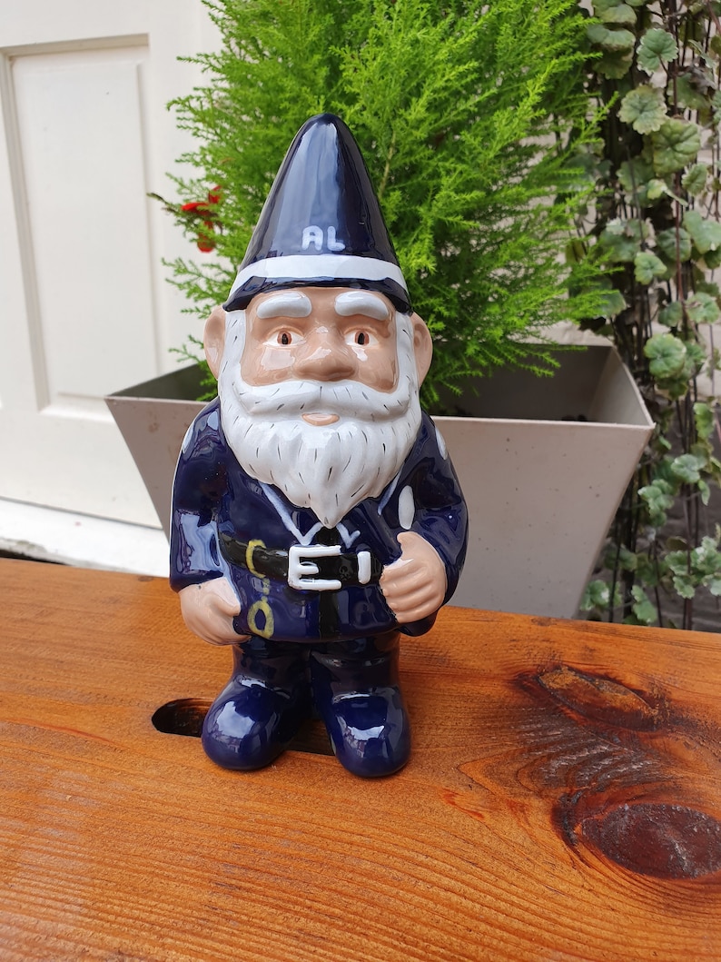 Personalised workman builder gnome garden gnome leaving  etsy