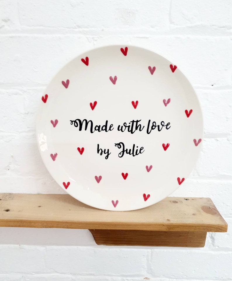 Personalised Roast Dinner Plate Ceramic Plate Custom Name Etsy UK