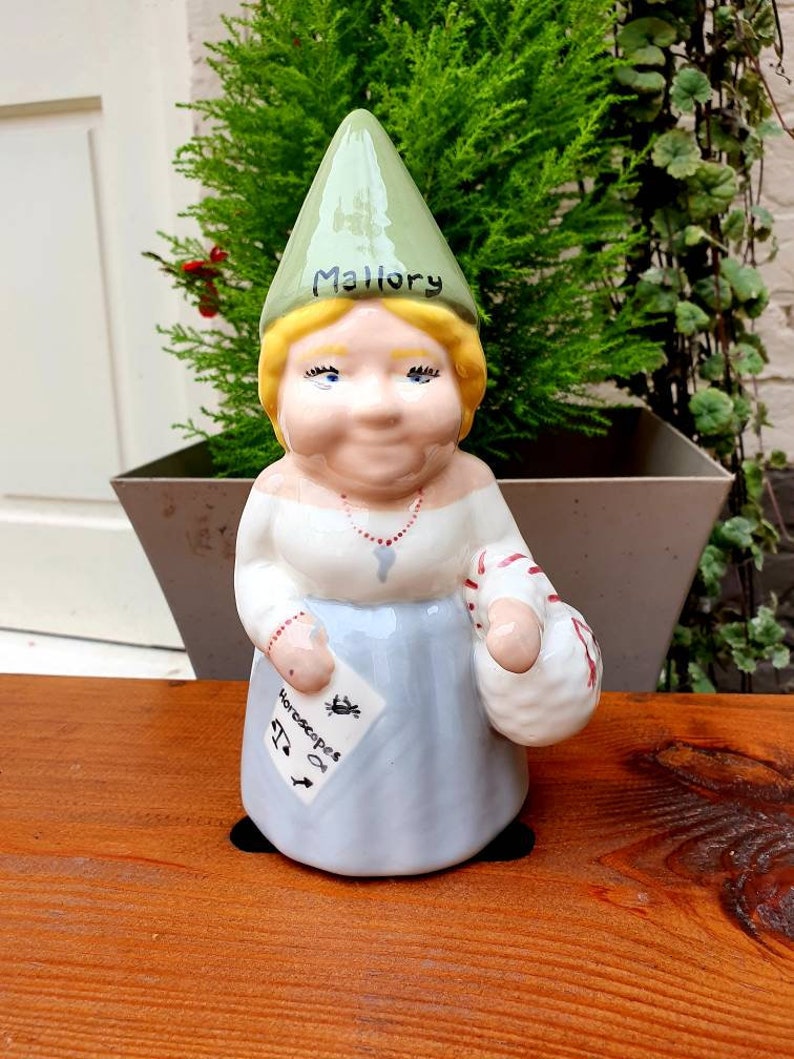 Personalised gnome ceramic gnome indoor hippy gnome unique  etsy