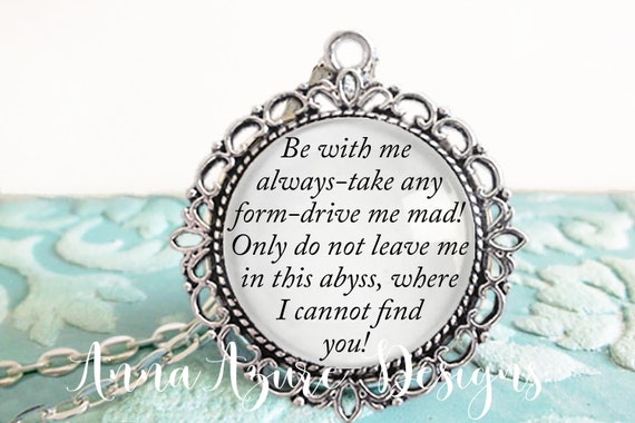 It is Emily Dickinson Quote Glass Pendant Bronze Handmade Art Necklace Gift Present Beauty is not Caused It is Emily Dickinson Quote Glass Pendant Bronze Handmade Art Necklace Gift Present Beauty is not Caused