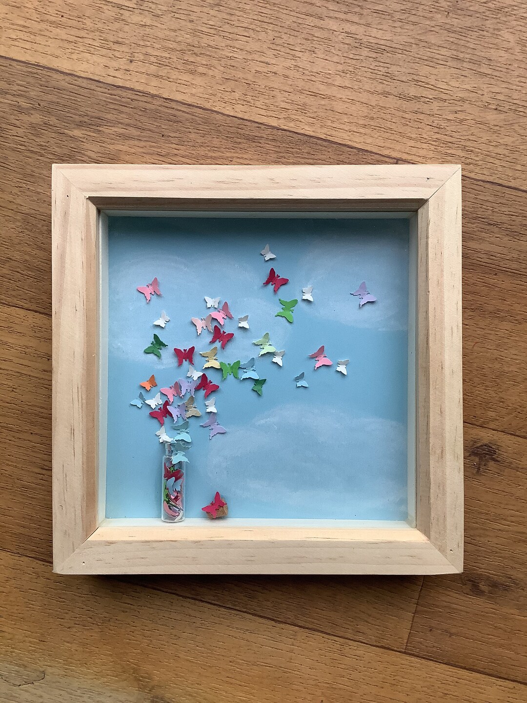 Paper Butterfly Box Frame - Etsy
