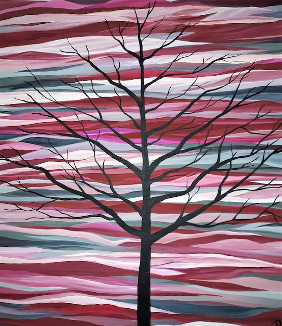 Tree of Life Abstract in Acrylic Original and Signed Prints