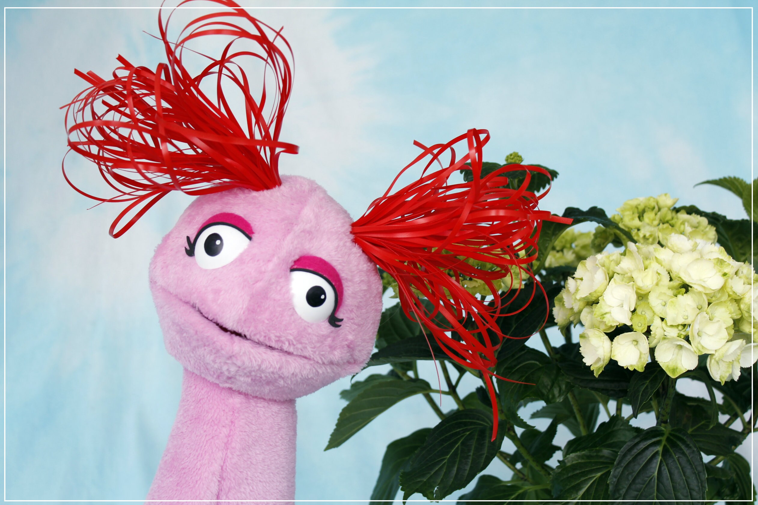 Berta a Muppet Who Likes Pink Things and Pickles Hand - Etsy