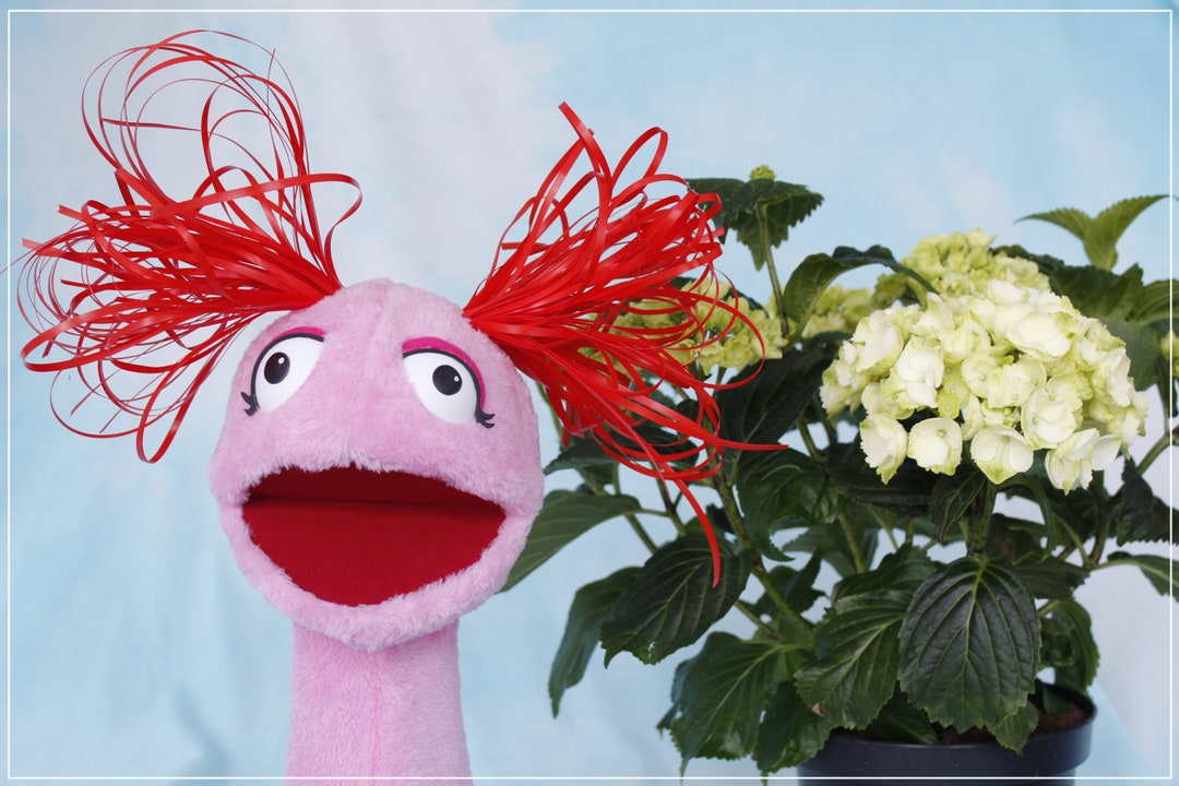 Berta, a Muppet Who Likes Pink Things and Pickles Hand Puppet - Etsy
