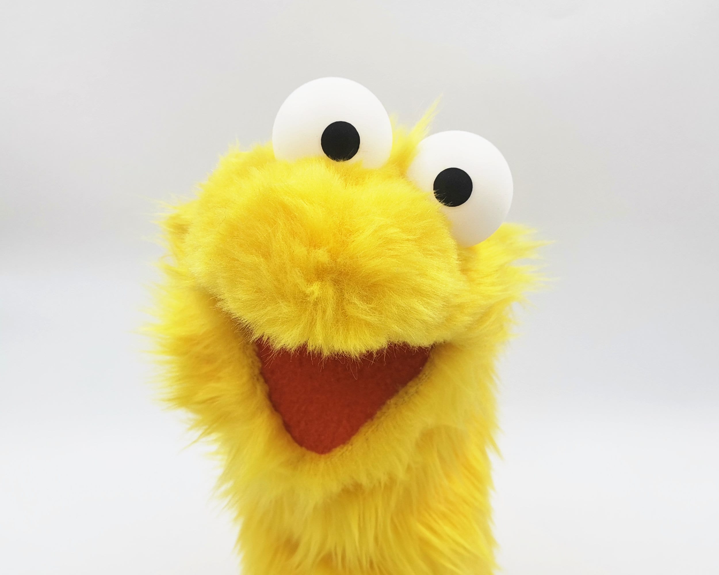 Muppet Running Yellow Little Gustav, a Yellow Muppet Muppet Who Loves to Sleep Long, Dance ...