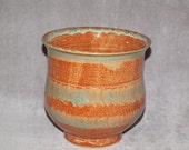 Pottery, kitchen utensil holder, wheel thrown pottery,  kitchen pottery, ceramic pottery