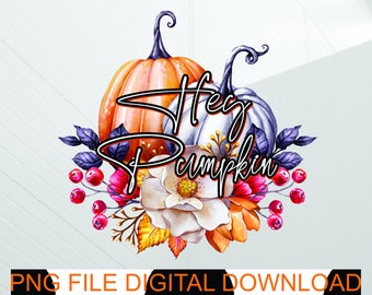 Hey Pumpkin Png Digital Design, Sublimation Design, Fall Pumpkin, Pumpkin Season, Clip Art, Print, Instant Download