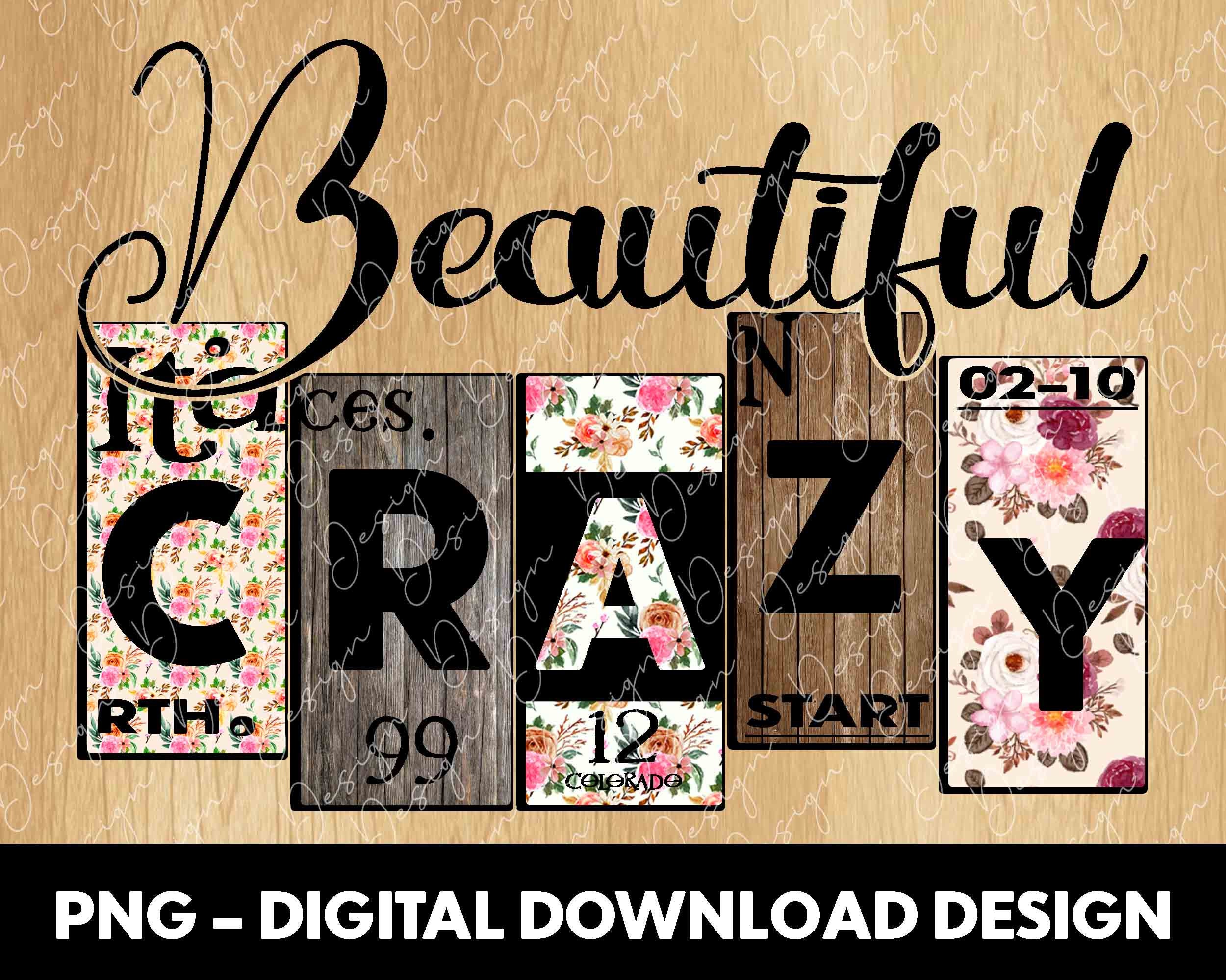 Beautiful crazy song lyrics  Poster for Sale by GranolaLifex