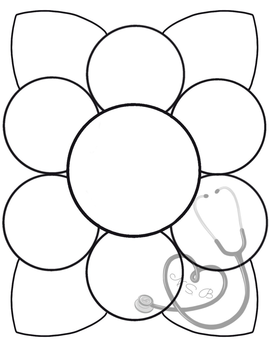 Flower Power Graphic Organizer for School Work or | Etsy