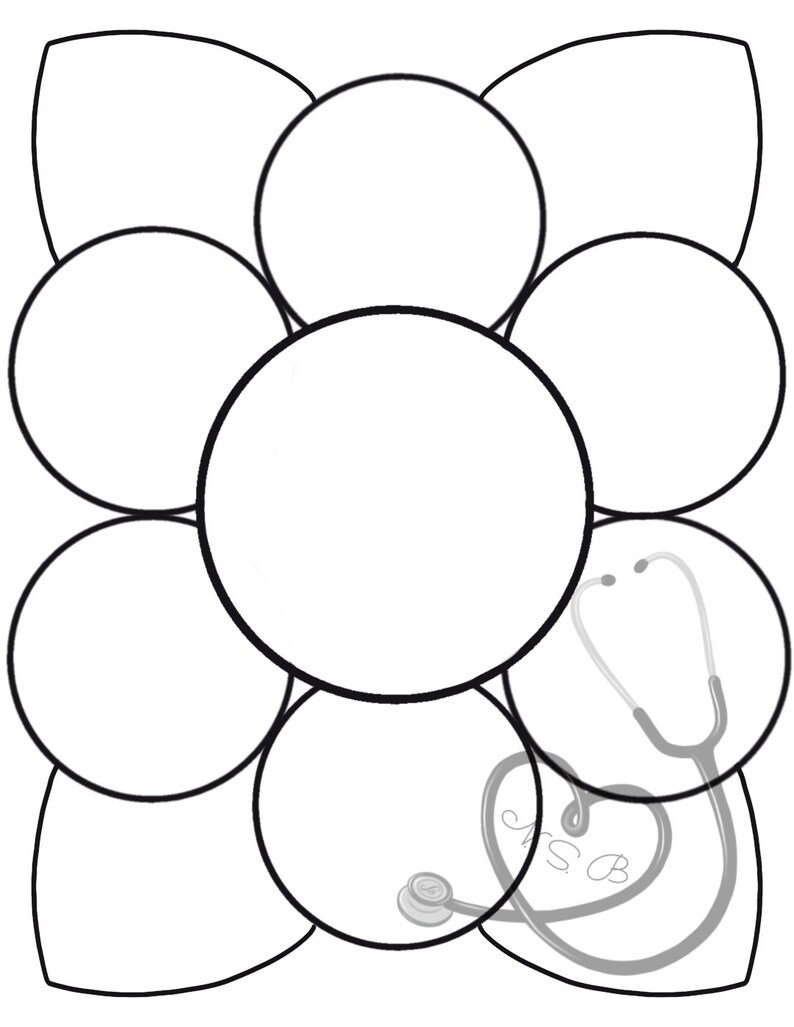 Flower Power Graphic Organizer For School Work Or Etsy Flower Power Graphic Organizer For School Work Or Etsy