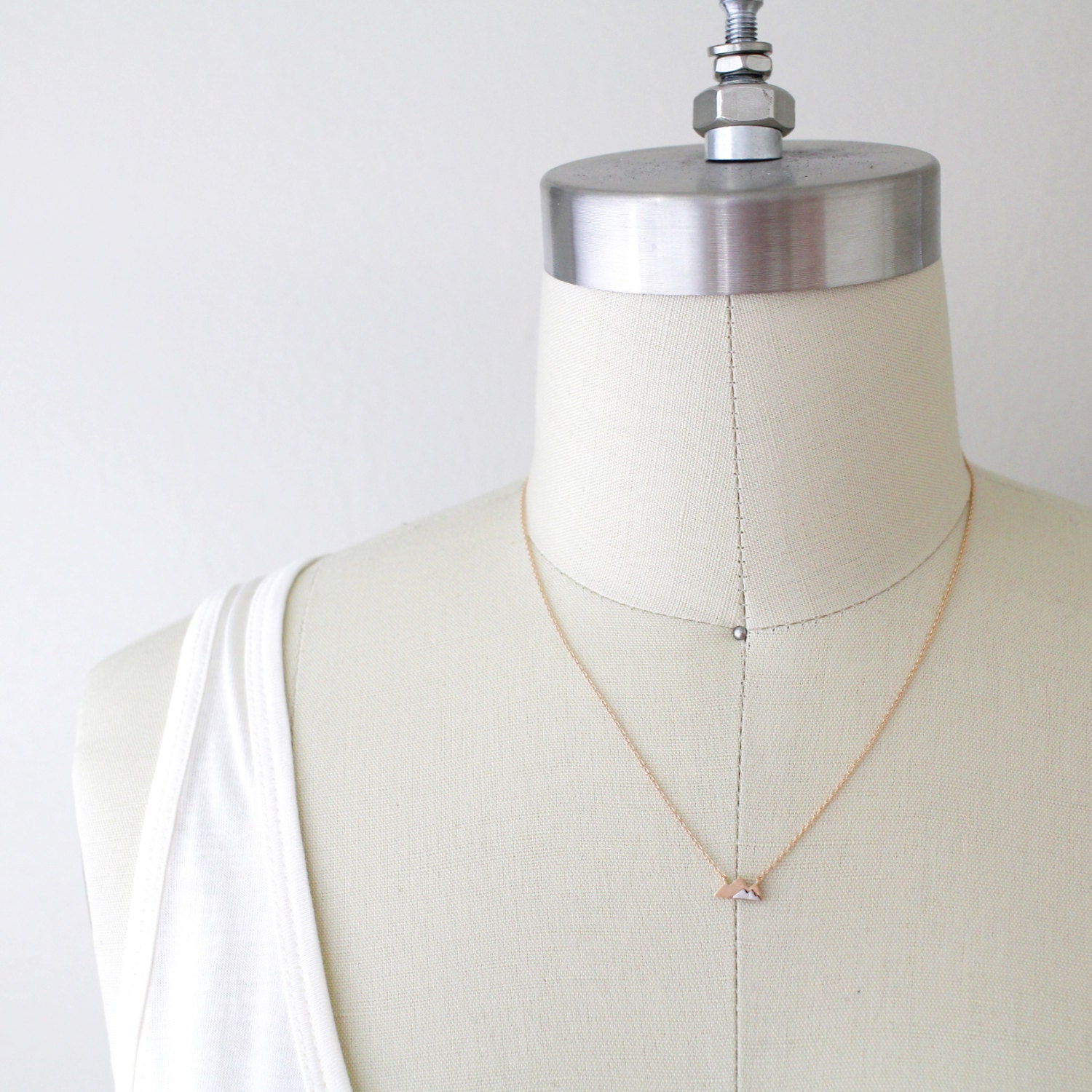 Dainty mountain shop necklace