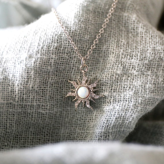 Opal online sun necklace