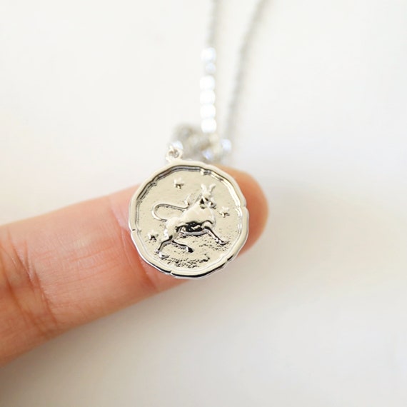 Taurus coin necklace deals