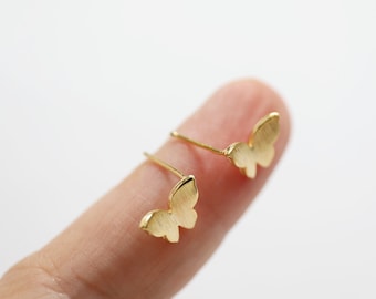 Orecchini Pendenti A Farfalla Con Perle: Oro 18 Carati