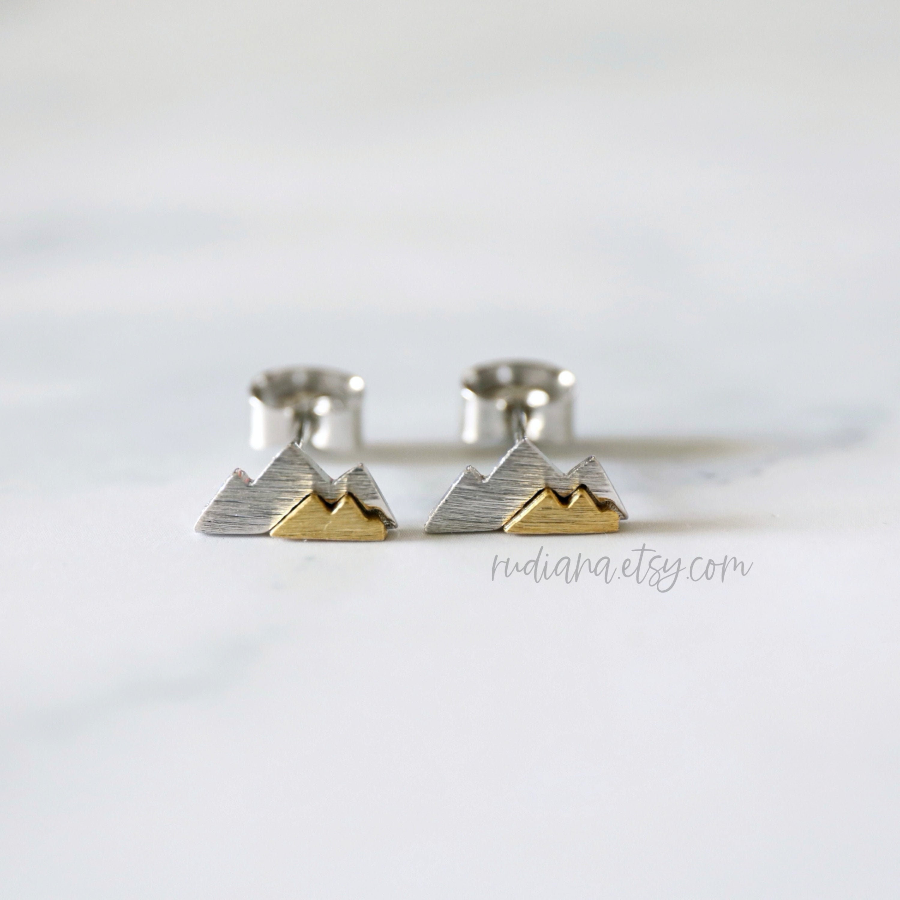 Mountain earring Etsy