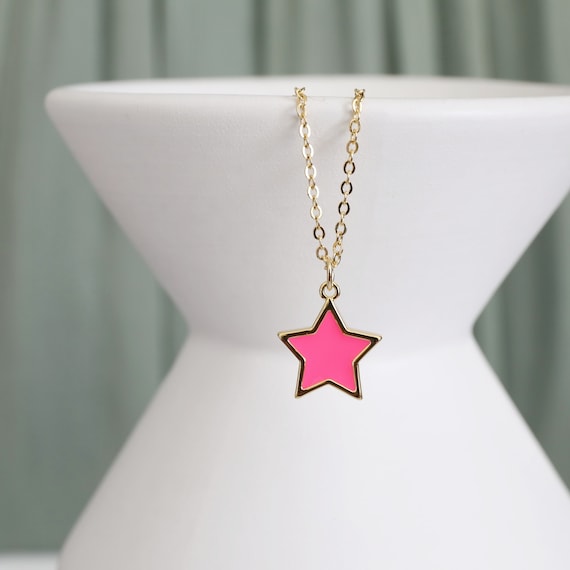 Superstar Pink Custom Kite Cut Cubic Zirconia Pendant