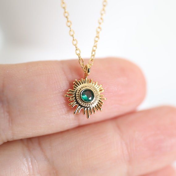 さらに100円引き◆FANTASTIC PLANET◆sunny green necklace The Green Emerald Reda Link Necklace Chapter Ii By Greg Yuna