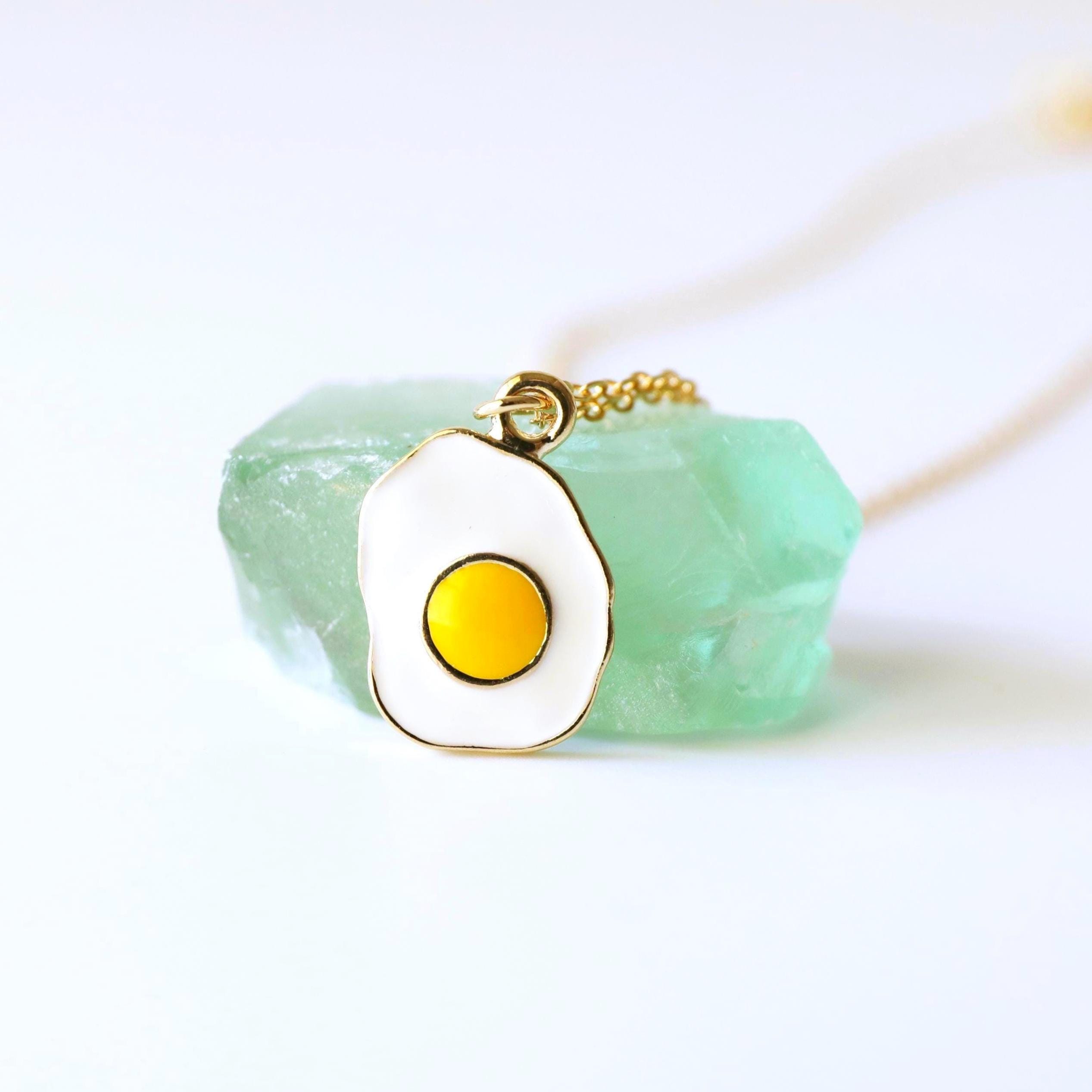 18 Stück Vintaged Metall Spiegelei Halskette Charme Anhänger Schmuck