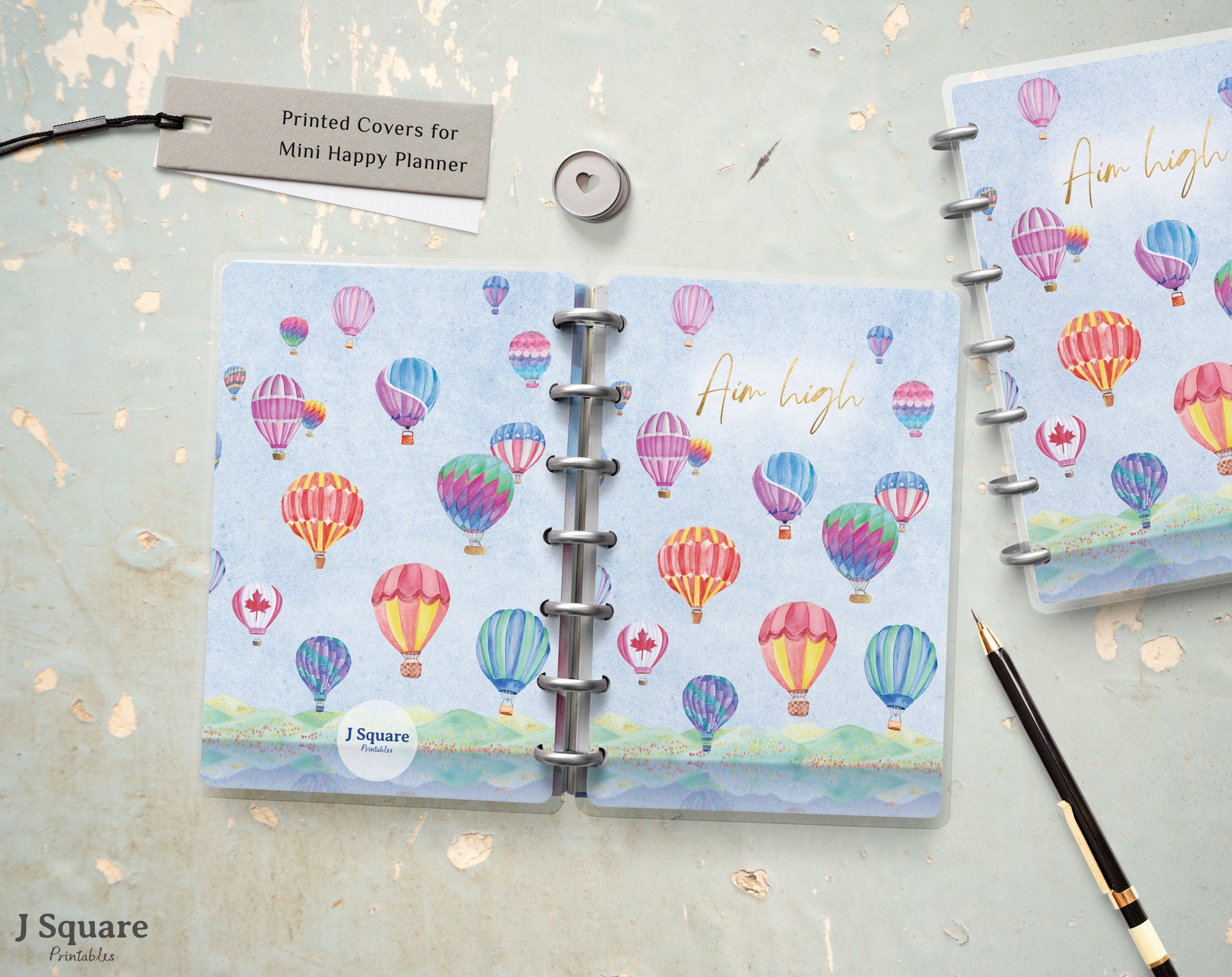 Mini Happy Planner Cover Printed Discbound ARC Junior Planner Etsy