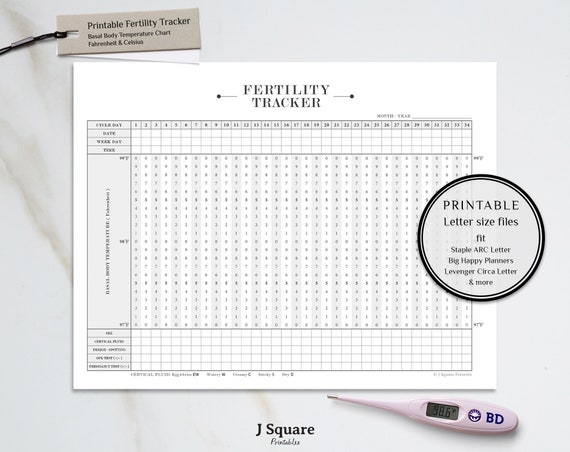 Printable Fertility Chart Fertility Awareness: Which Chart Should I