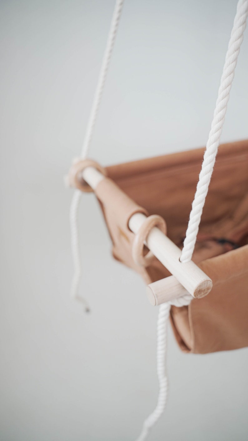 Grow With Me Swing Nutmeg Baby Shower Gift Minimalist Baby Etsy