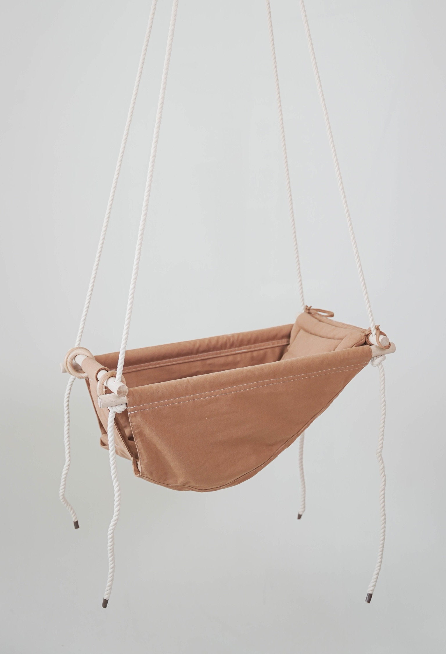 Grow With Me Swing Nutmeg baby shower gift minimalist baby Etsy