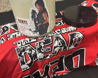 Daryl Dixon Inspired Soy Candle 9oz – Fandom Candle – Walking Dead Gift