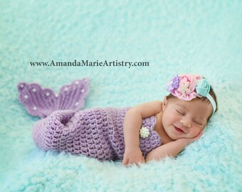 newborn baby mermaid outfit