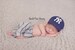 Newborn Newborn NY--crochet Baseball Cap,Crochet Yankees Hat,crochet baby shower gift--crochet Baseball outfit hat -- newborn hat 