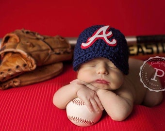 Newborn Braves Hat - Etsy
