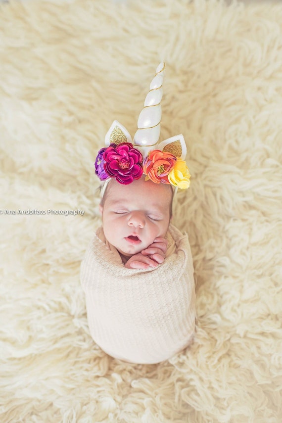 newborn unicorn headband