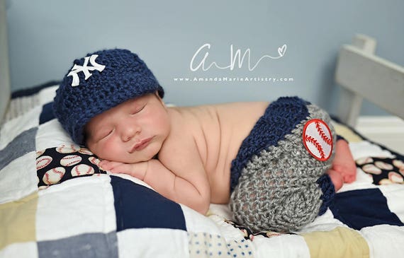 NY Yankees Baby Hat Newborn Yankees Hat Newborn Yankees