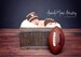 Football Team ,Crochet baby boy Hat & Diaper Cover- Baby Football outfit- crochet baby shower gift - newborn photography prop. newborn 