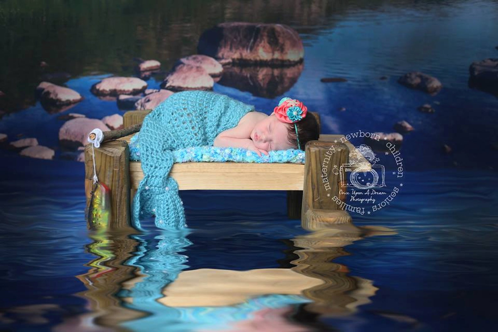 Mermaid Princess Crochet Newborn Mermaid Tail & flower | Etsy