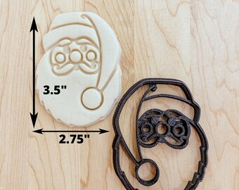 Santa Claus Face Detailed Cutter: Christmas Holiday