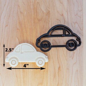 Beetle Car Detailed Cutter: Vintage Toy Design