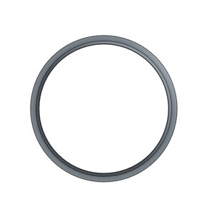 Pu&ograve; includere: Un anello di metallo argentato con una superficie liscia e arrotondata.