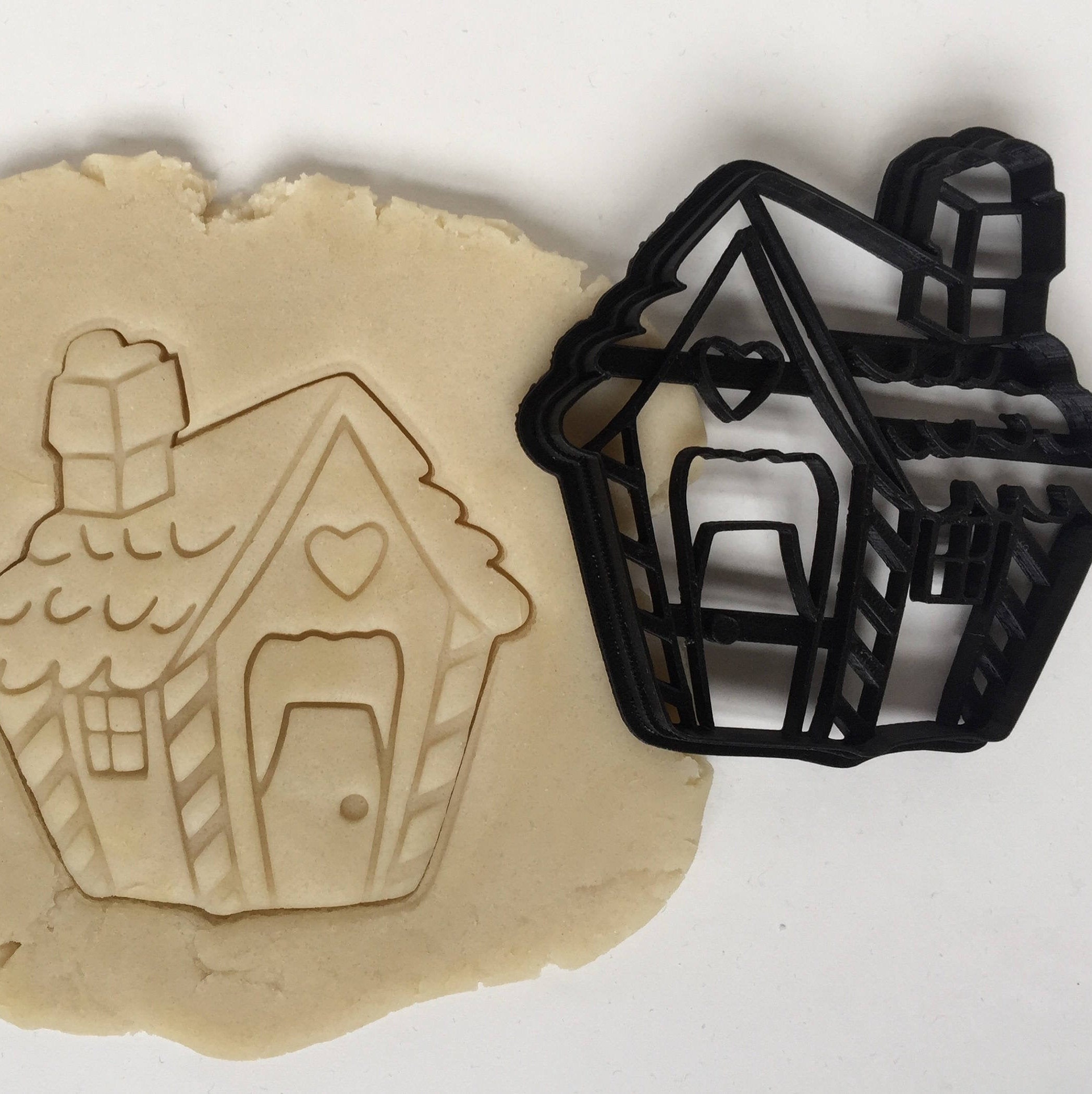 Gingerbread House Christmas Cookie Cutter Unique Etsy