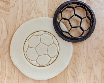 Soccer Ball Cookie, Fondant, Clay Cutter