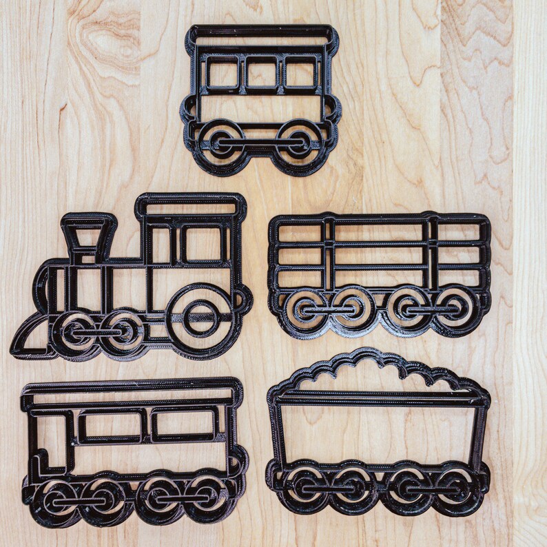 Train Engine Detailed Cutter: Train Theme Birthday - Etsy