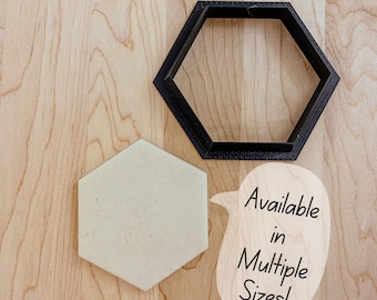 Hexagon Shape Outline Cutter (Multiple Sizes)