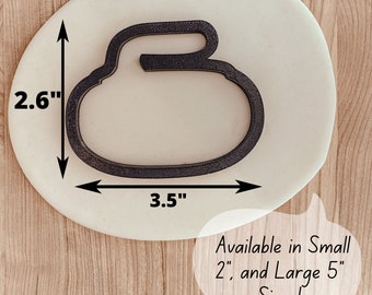 Curling Stone Cookie Cutter