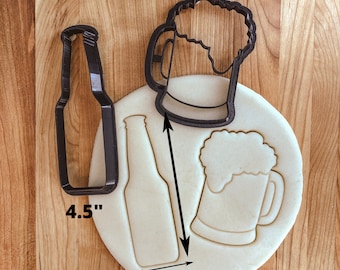 Beer Mug, Beer Bottle Cutter Set (2)