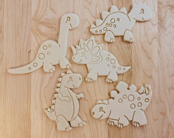Dinosaur Cutter Set (5) Detailed