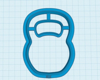 STL file download 4 inch Kettlebell Cookie Cutter