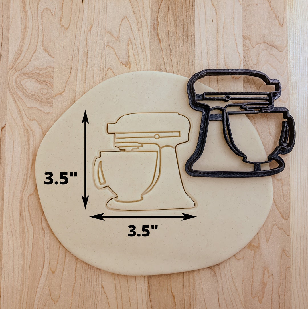 Mixer Stand Mixer Cookie Cutter, Mixer Fondant Cutter, Mixer Clay